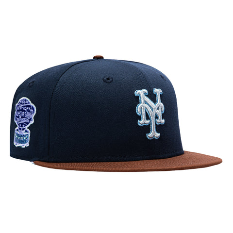 New Era 59Fifty New York Mets 1964 All Star Game Patch Hat - Navy, Brown, Light Blue
