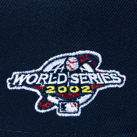 New Era 59Fifty Los Angeles Angels 2002 World Series Patch 1997 Hat - Navy, Red, Yellow New Era