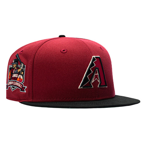 PLAYER PATCH 2TONE DBACKS CARROLL A SRD/BLK New Era
