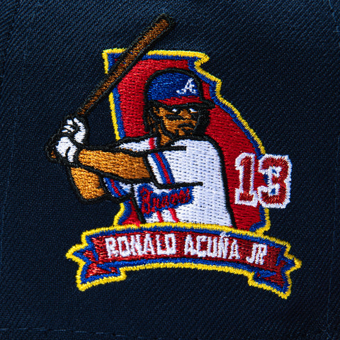 PLAYER PATCH 2TONE BRAVES ACUNA ALT NVY/RED New Era