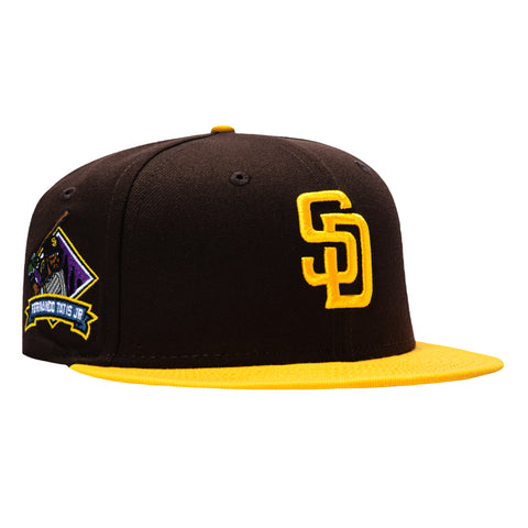 New Era 59Fifty Player Patch San Diego Padres Fernando Tatis Jr. Patch Hat - Brown, Gold