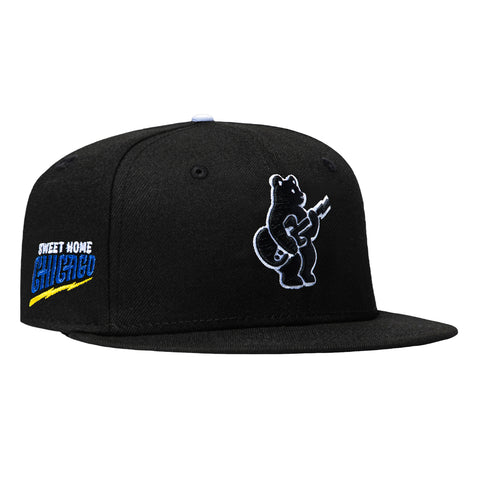 New Era 59Fifty Chicago Cubs Sweet Home Chicago Patch Alternate Hat - Black, White