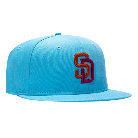 New Era 59Fifty City Connect San Diego Padres Hat - Neon Blue, Orange, Magenta New Era