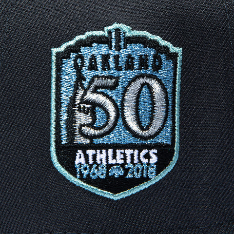 INDIGO AF940 ATHLETICS 50TH 2T GPH/IND SN New Era