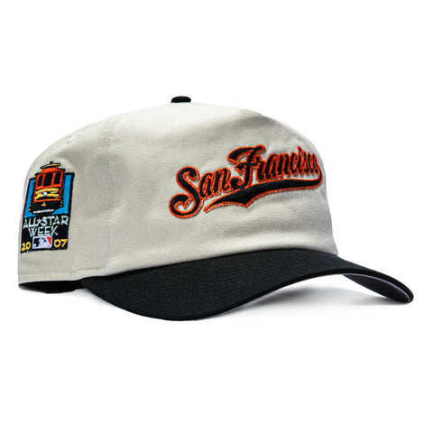 1920 2T GIANTS ASW07 SCRIPT CRM/BLK SN New Era