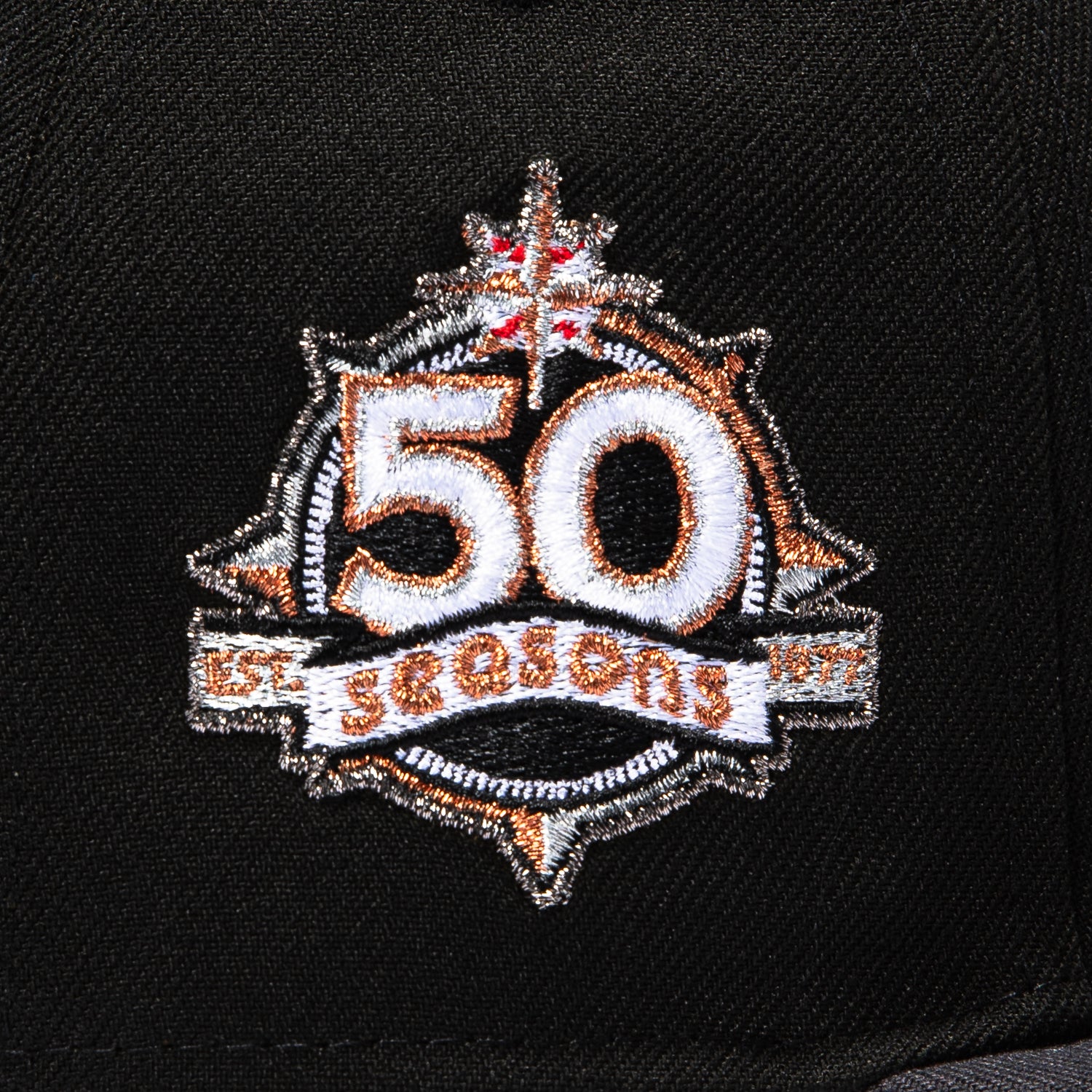 New Era 59Fifty Seattle Mariners 50 Years Patch M Compass Hat