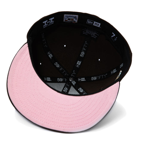 New Era 59Fifty Spumoni Seattle Mariners 25th Anniversary Patch Wood Pink UV Hat - Brown New Era