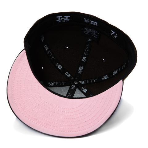 New Era 59Fifty Spumoni Skull Chief Since 1992 Patch Pink UV Hat - Brown New Era