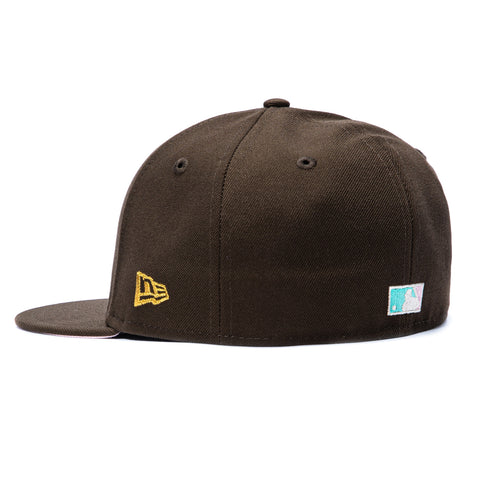 New Era 59Fifty Spumoni Houston Astros 2005 World Series Patch Pink UV Hat - Brown New Era