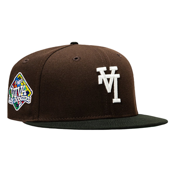 帽子 NewEra 59FIFTY 7 1/2 opium y2k swag New Era 59Fifty Los Angeles Dodgers Viva Los Dodgers Patch Upside