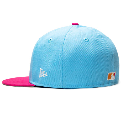 New Era 59Fifty San Diego Padres 2026 City Patch Floral Hat - Neon Blue, Magenta New Era