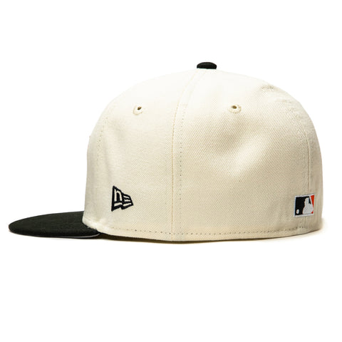 New Era 59Fifty San Francisco Giants 2007 All Star Week Patch Script Hat - Cream, Black New Era