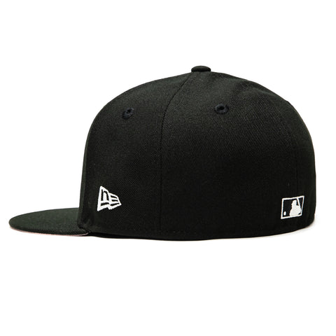 New Era 59Fifty San Francisco Giants 2010 World Series Patch Upside Down Pink UV Hat - Black, White New Era
