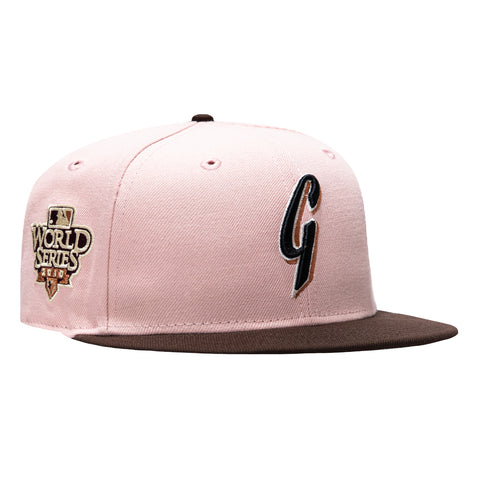 New Era 59Fifty San Francisco Giants 2010 World Series Patch G Hat - Pink, Brown, Metallic Copper New Era