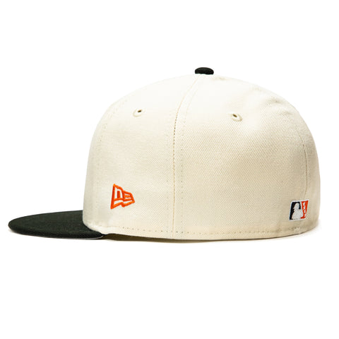 New Era 59Fifty San Jose Giants 50th Anniversary Patch Hat - Cream, Black, White New Era
