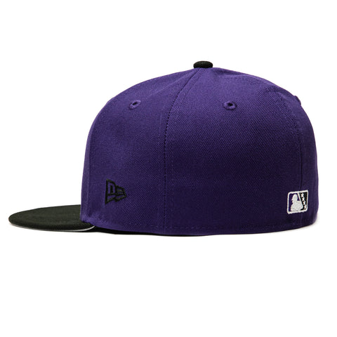 New Era 59Fifty San Jose Giants 60th Anniversary Patch Hat - Purple, Black, Metallic Silver New Era