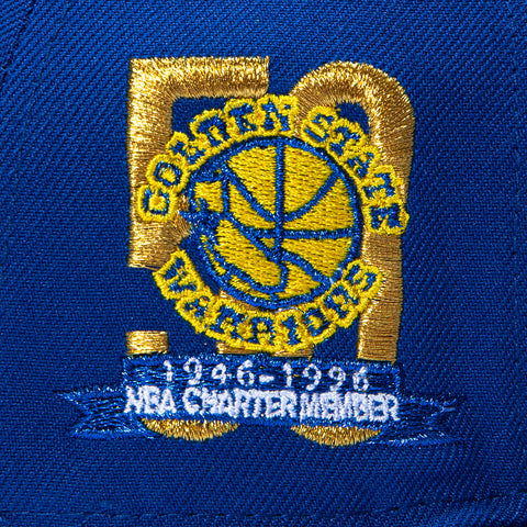 New Era 59Fifty Golden State Warriors 50th Anniversary Patch 1951 Hat - Royal New Era