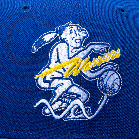 New Era 59Fifty Golden State Warriors 50th Anniversary Patch 1951 Hat - Royal New Era
