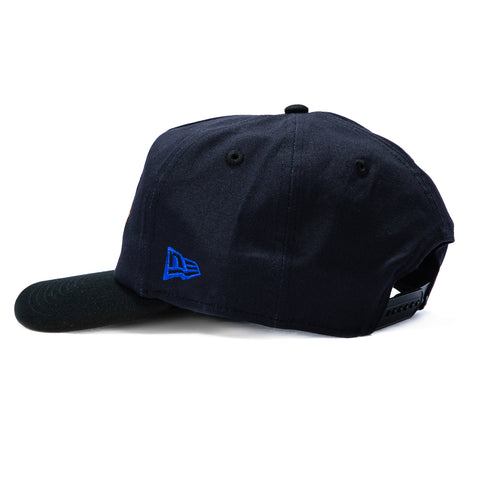 New Era 19Twenty Retro Word Philadelphia Phillies 2004 Inaugural Patch Snapback Pre-Curved Hat - Navy, Black New Era