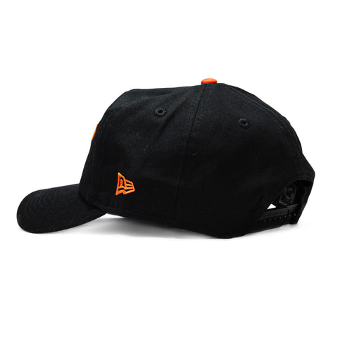 New Era 19Twenty San Francisco Giants 2007 All Star Week Patch Script Snapback Pre-Curved Hat - Black, Orange New Era
