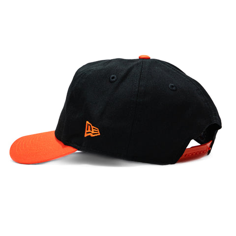 New Era 19Twenty San Francisco Giants Logo Patch Alternate Snapback Pre-Curved Hat - Black, Orange New Era