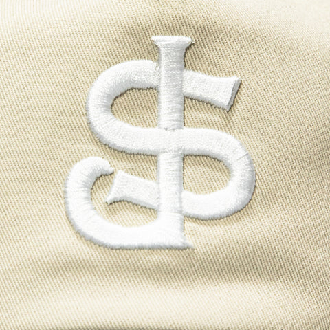 New Era 19Twenty San Jose Giants 50th Anniversary Patch Snapback Pre-Curved Hat - Cream, Black, White New Era