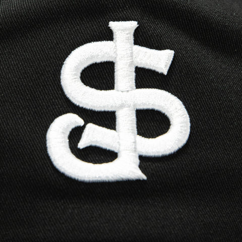 New Era 19Twenty San Jose Giants 50th Anniversary Patch Snapback Pre-Curved Hat - Black, White New Era