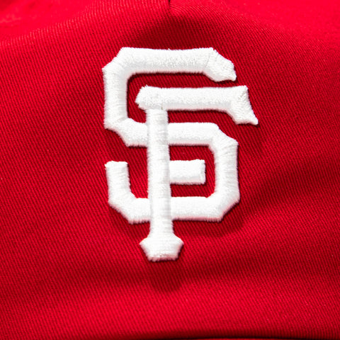 New Era 19Twenty San Francisco Giants 2007 All Star Week Patch Snapback Pre-Curved Hat - Red, White New Era