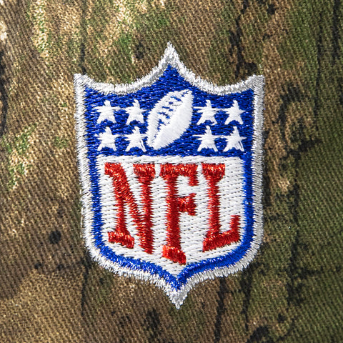 New Era 19Twenty Carolina Panthers NFL Logo Patch Snapback Pre-Curved Hat - Realtree, Black New Era