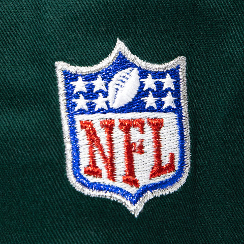 New Era 19Twenty Philadelphia Eagles NFL Logo Patch Snapback Pre-Curved Hat - Green, Black New Era