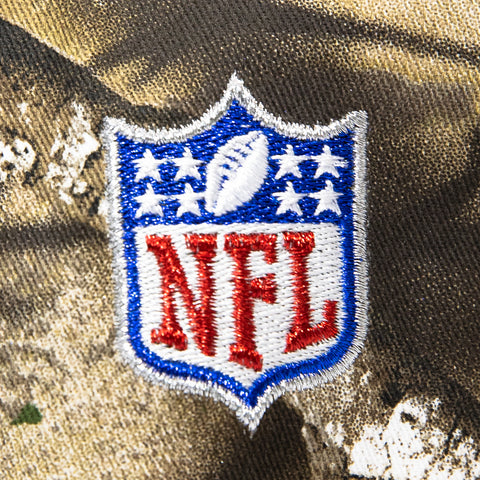 New Era 19Twenty Cleveland Browns NFL Logo Patch Snapback Pre-Curved Hat - Realtree, Black New Era