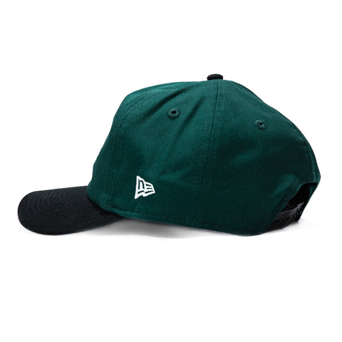 New Era 19Twenty New York Jets NFL Logo Patch Snapback Pre-Curved Hat - Green, Black New Era