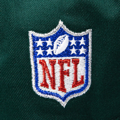 New Era 19Twenty New York Jets NFL Logo Patch Snapback Pre-Curved Hat - Green, Black New Era