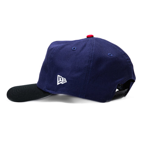 New Era 19Twenty Buffalo Bills NFL Logo Patch Snapback Pre-Curved Hat - Navy, Black New Era