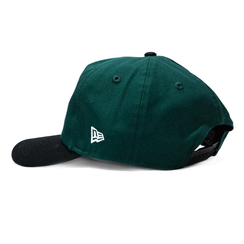 New Era 19Twenty Miami Dolphins NFL Logo Patch Snapback Pre-Curved Hat - Green, Black New Era