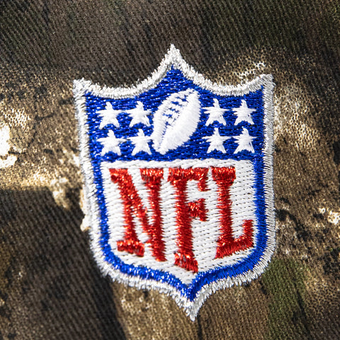 New Era 19Twenty Green Bay Packers NFL Logo Patch Snapback Pre-Curved Hat - Realtree, Green New Era