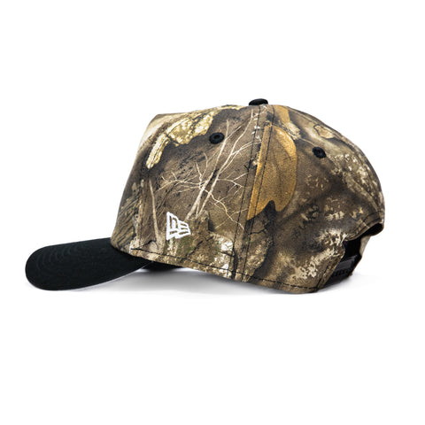 New Era 19Twenty Minnesota Vikings NFL Logo Patch Snapback Pre-Curved Hat - Realtree, Black New Era