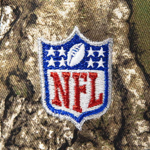 New Era 19Twenty Minnesota Vikings NFL Logo Patch Snapback Pre-Curved Hat - Realtree, Black New Era