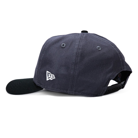 New Era 19Twenty Atlanta Falcons NFL Logo Patch Snapback Pre-Curved Hat - Graphite, Black New Era