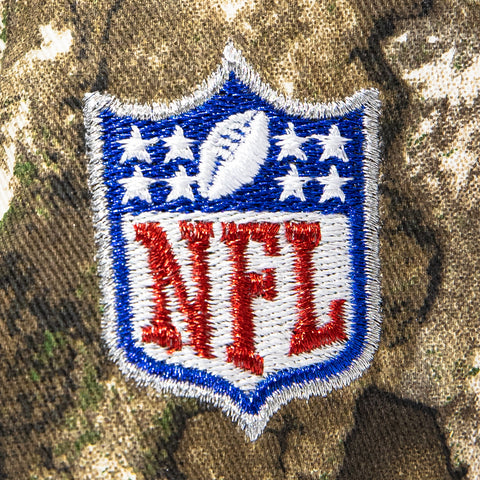 New Era 19Twenty New Orleans Saints NFL Logo Patch Snapback Pre-Curved Hat - Realtree, Black New Era
