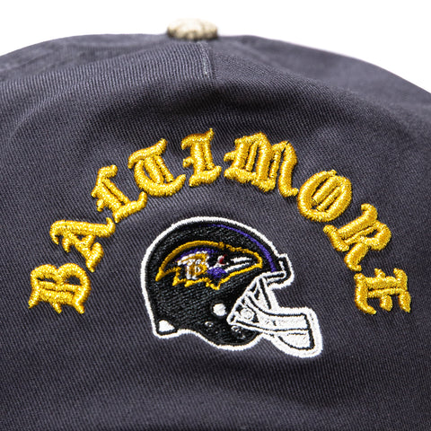 New Era 19Twenty Baltimore Ravens NFL Logo Patch Snapback Pre-Curved Hat - Graphite, Realtree New Era