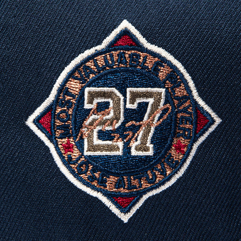 New Era 9Forty A-Frame Varsity Hues Houston Astros Jose Altuve MVP Patch Snapback Hat - Navy, Brown New Era