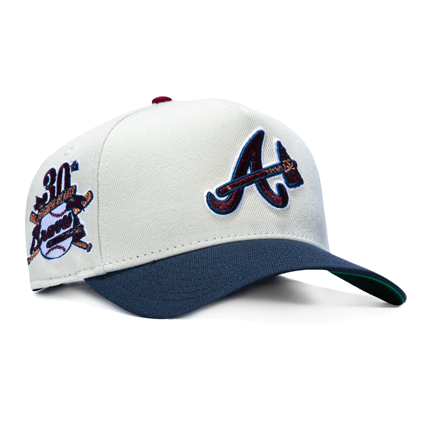 New Era Atlanta Braves 30th Cap７5/8 新品同様 ファッション キャップ