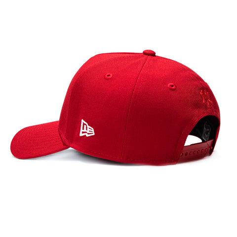 New Era 9Forty A-Frame New York Yankees 1999 World Series Patch Kanji Snapback Hat - Red, White New Era