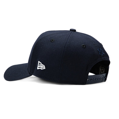 New Era 9Forty A-Frame New York Yankees 1999 World Series Patch Kanji Snapback Hat - Navy, White New Era