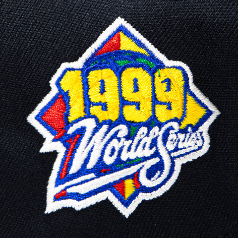 New Era 9Forty A-Frame New York Yankees 1999 World Series Patch Kanji Snapback Hat - Navy, White New Era