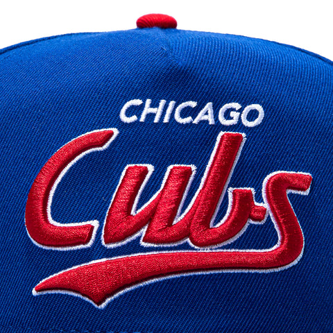 47 Brand Hitch Tailsweep Chicago Cubs Wrigley Field Patch Script Snapback Hat - Royal 47 Brand
