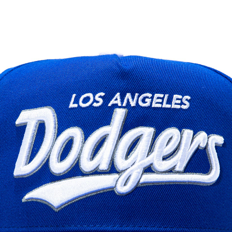 47 Brand Hitch Tailsweep Los Angeles Dodgers 60th Anniversary Patch Script Snapback Hat - Royal 47 Brand