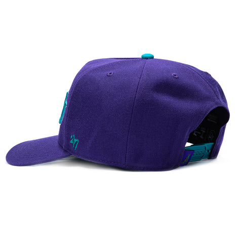 47 Brand Hitch Tailsweep Arizona Diamondbacks Inaugural Patch Script Snapback Hat - Purple 47 Brand