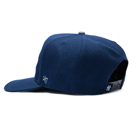 47 Brand Hitch Tailsweep New York Yankees 1952 World Series Patch Script Snapback Hat - Navy 47 Brand